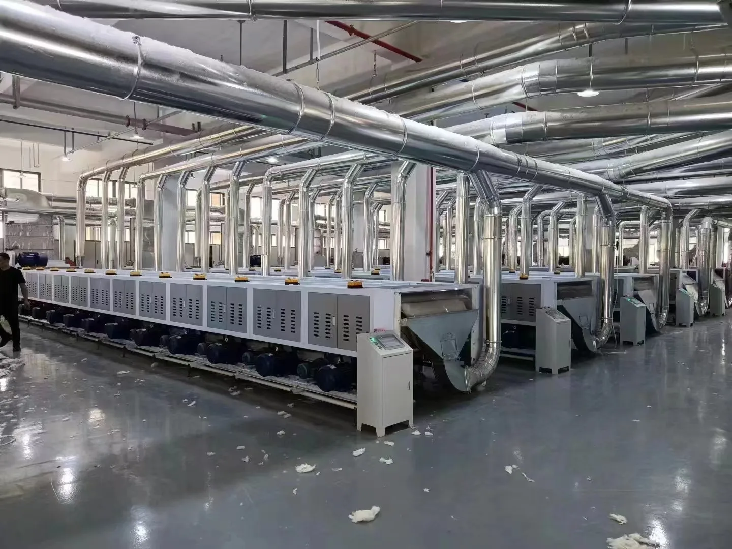 open textile waste machine thread waste , knitted cut fabric clips , weaving cut fabric 100% cotton or blend polyester / cotton