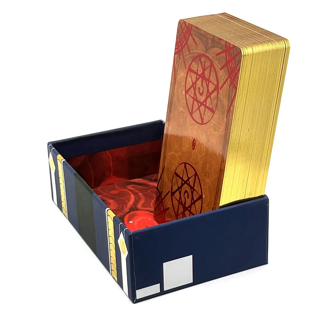 Hot Sale Factory Price Custom Waterproof Custom Tarot Cards Tarot Cards with Guidebook Color Printed Tarot Cards Board Games