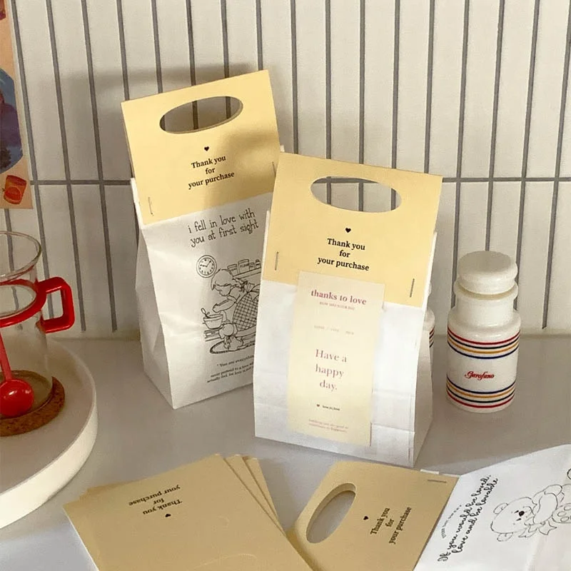 Wax Paper Sandwich Bags Food Grade Resistant White Greaseproof Paper Bags