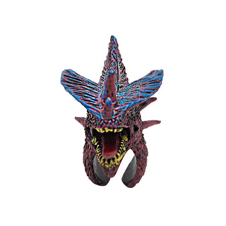 Plastic Dragon Finger Ring Toys Plastic Ajatar Ring For Kids Playing