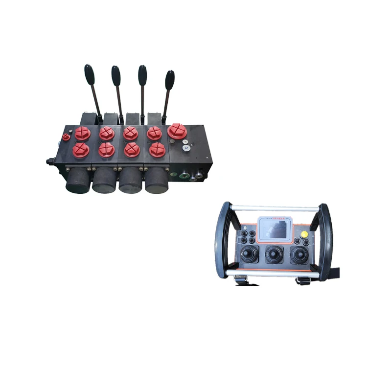 High quality proportional valve and remote control set are used for truck mounted crane