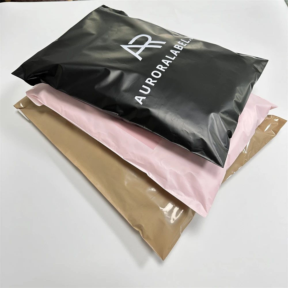 Custom Logo Courier Bag Wholesale Polymer Mailing Bags For Clothing Matte Clothes Packaging Shipping Postage Bag