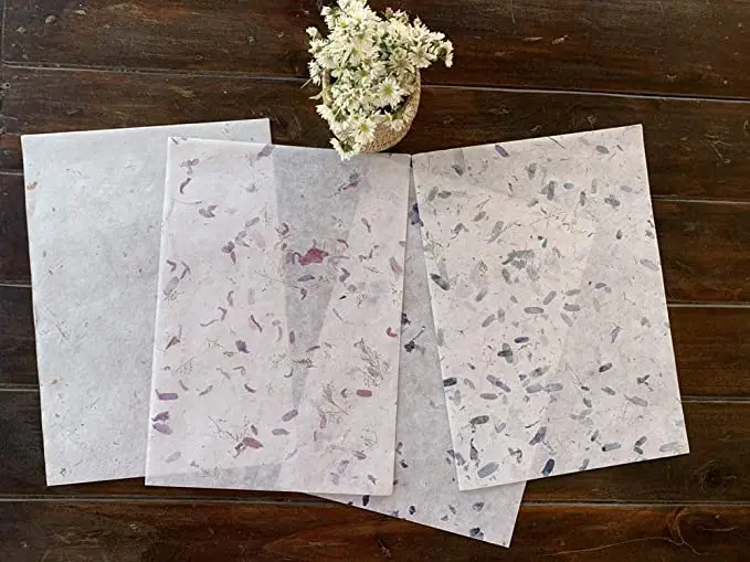 50 Sheets A4 Thin Mulberry Paper Sheets Art Tissue Washi Paper Design Craft Art Origami Suppliers Card Making