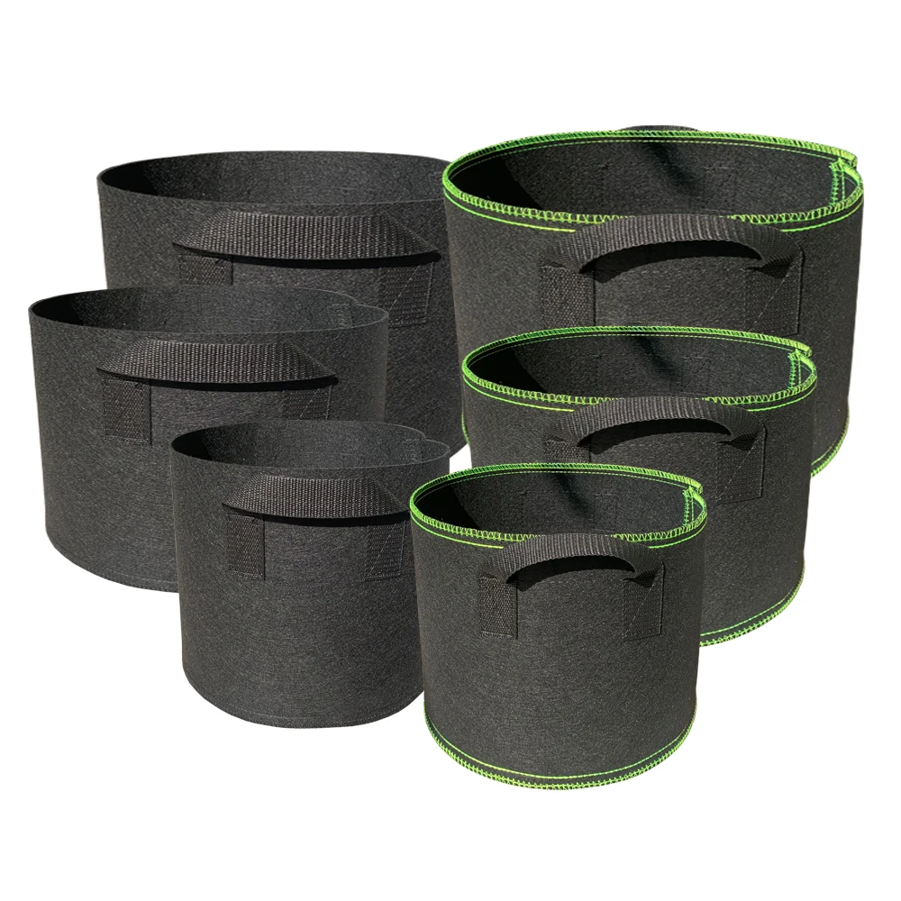 1-400 Gallon Nonwoven Fabric Wholesale Grow Bags 1 2 3 5 7 10 Gallon Grow Bag Sale