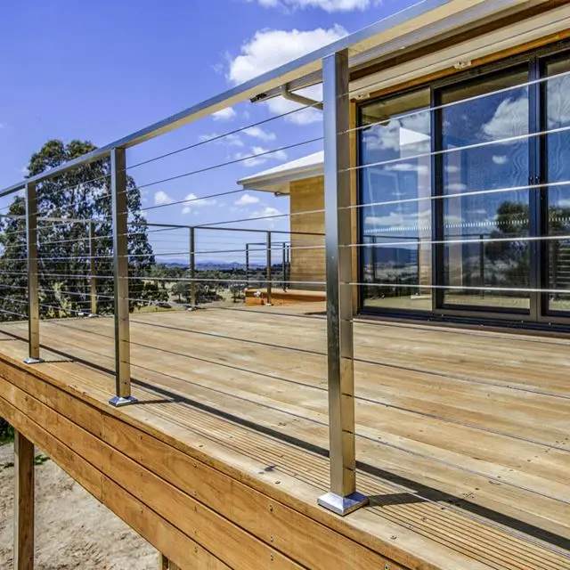 CLEARVIEW Free Design Post And Tension Cable Railing System Stainless Steel Guardrail Systems for house