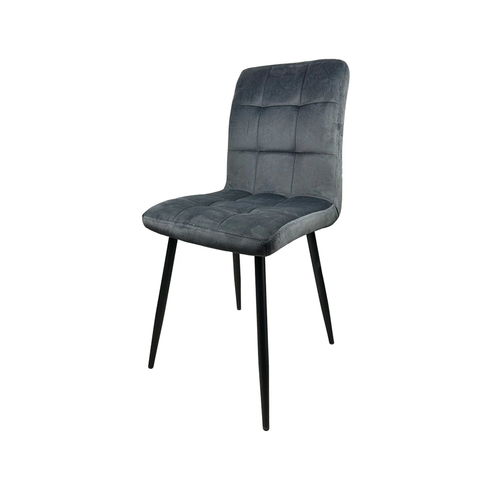 Dining Furniture Velvet Fabric Leisure Chair Living Room  Factory Direct Sale Metal Legs Hot-Selling Scandinavian chair