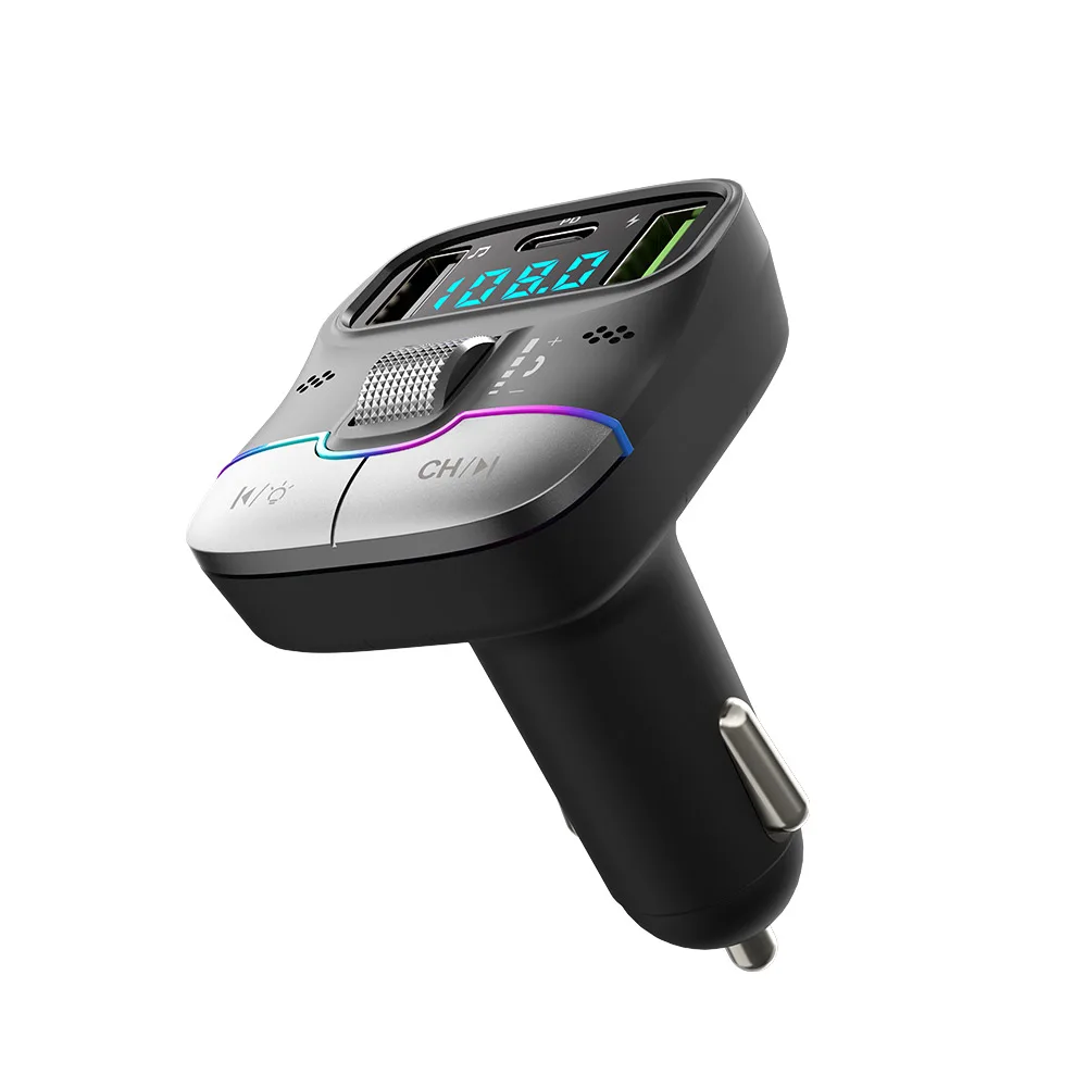 Car MP3 player PD25W Fast Charging Bluetooth 5.4 Hands-free call FM transmitter Lossless sound Quality Car MP3