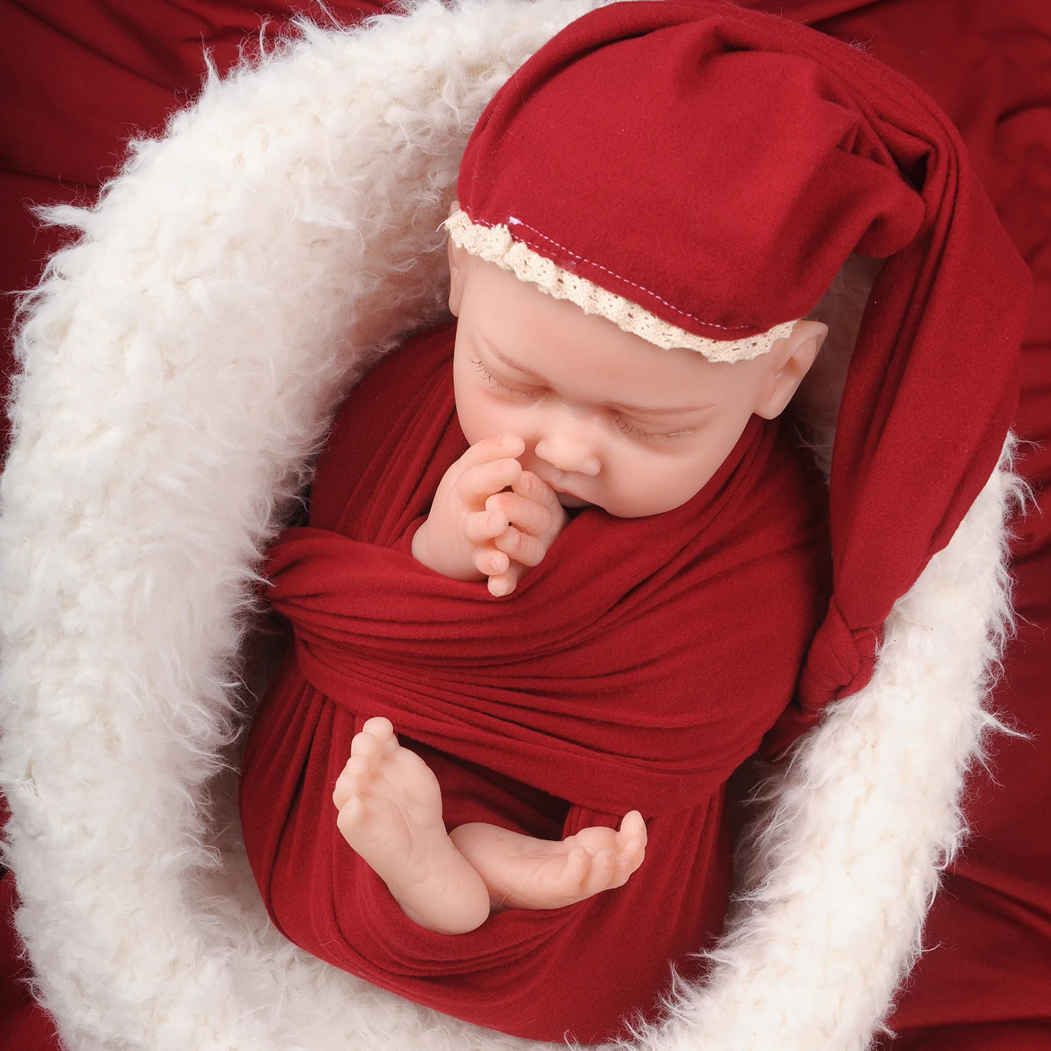 43 CM Realistic Rebirth Doll Girl 17 Inch Full Body Silicone Washable Lifelike Newborn Reborn Baby Dolls