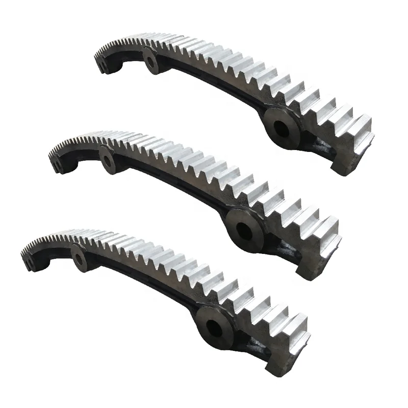 4140 Cement kiln casting steel large diameter split large rotary ring gear