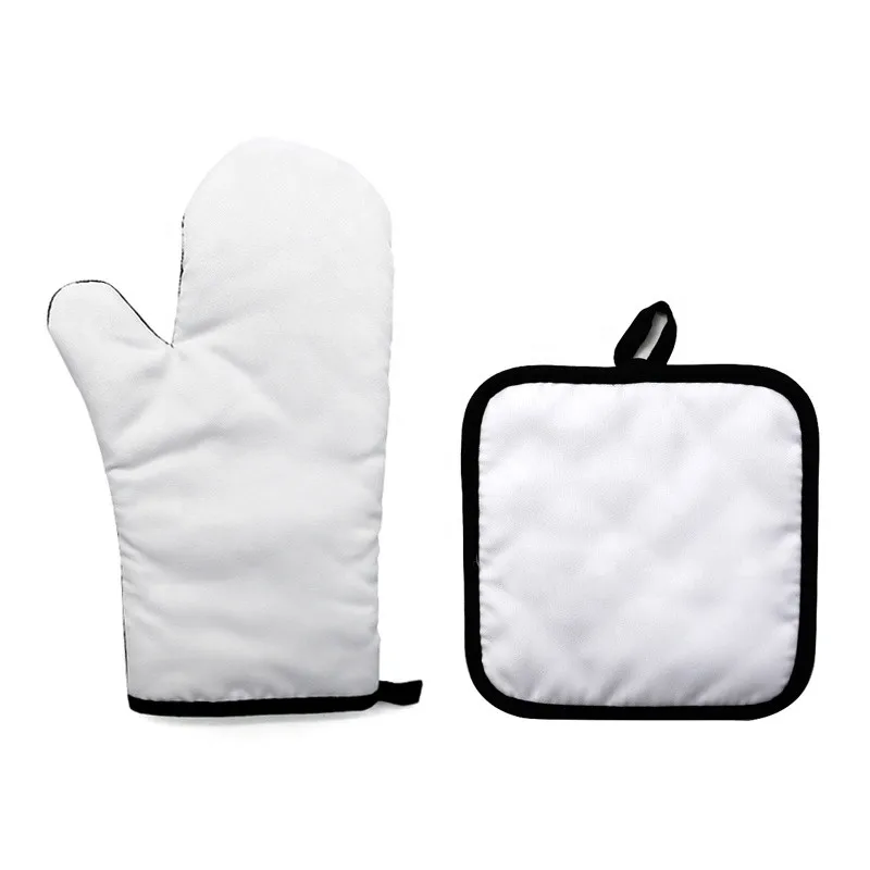 Sublimation Blank Microwave Oven Mitts Heat-Protect Glove - Fire Resistant Gloves For Sublimation Print