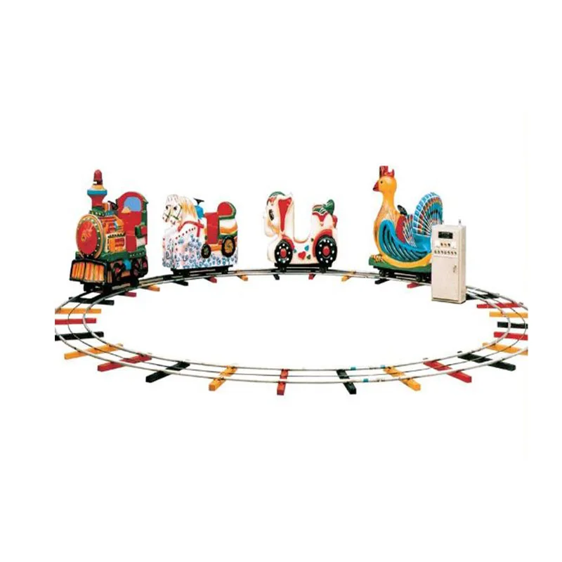 Scenic Electric Amusement Park Equipment Children Riding Facilities Trackless Trains