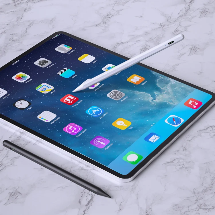 Universal Aluminum Metal Screen Touch active capacitive Stylus Pen for tablet