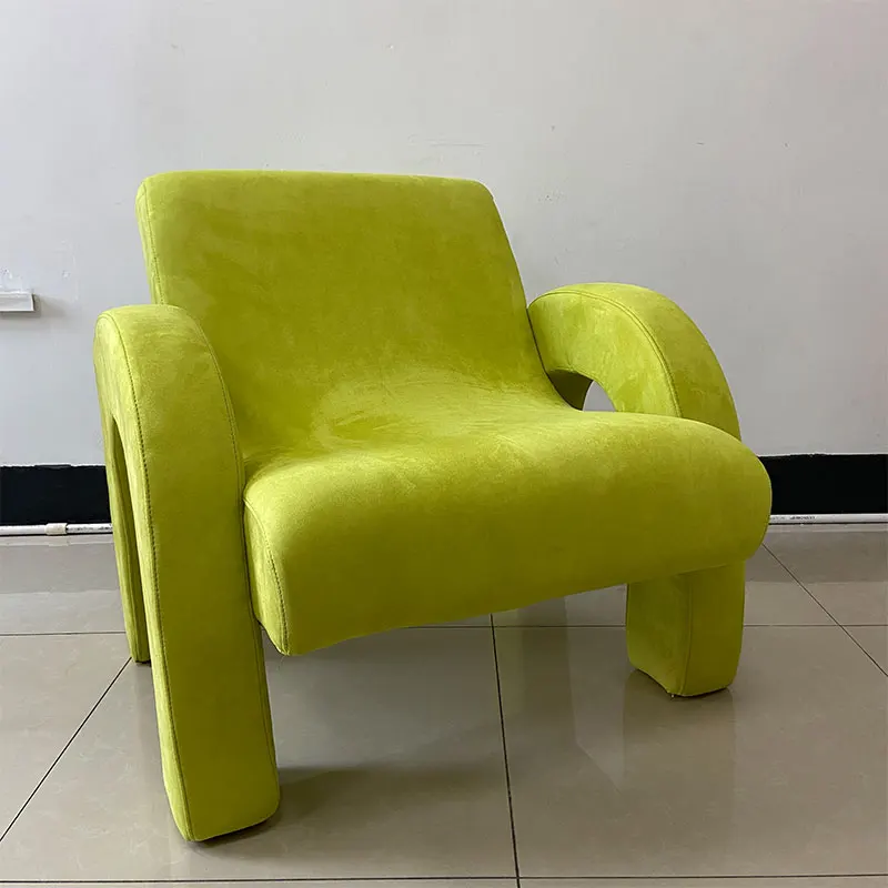 living waiting room relax fabric lounge chair