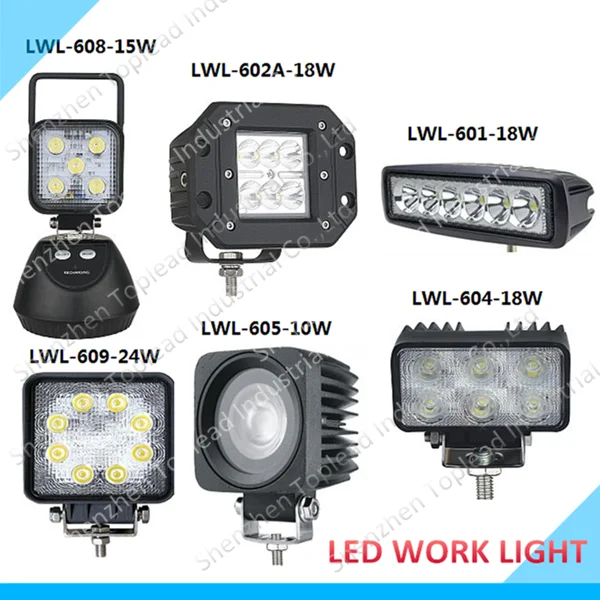 Factory Price DC10-30v 27 watts IP 67 LED Work Light LED Round Working Lamp 4.5 inch With Spot Beam /Flood Beam