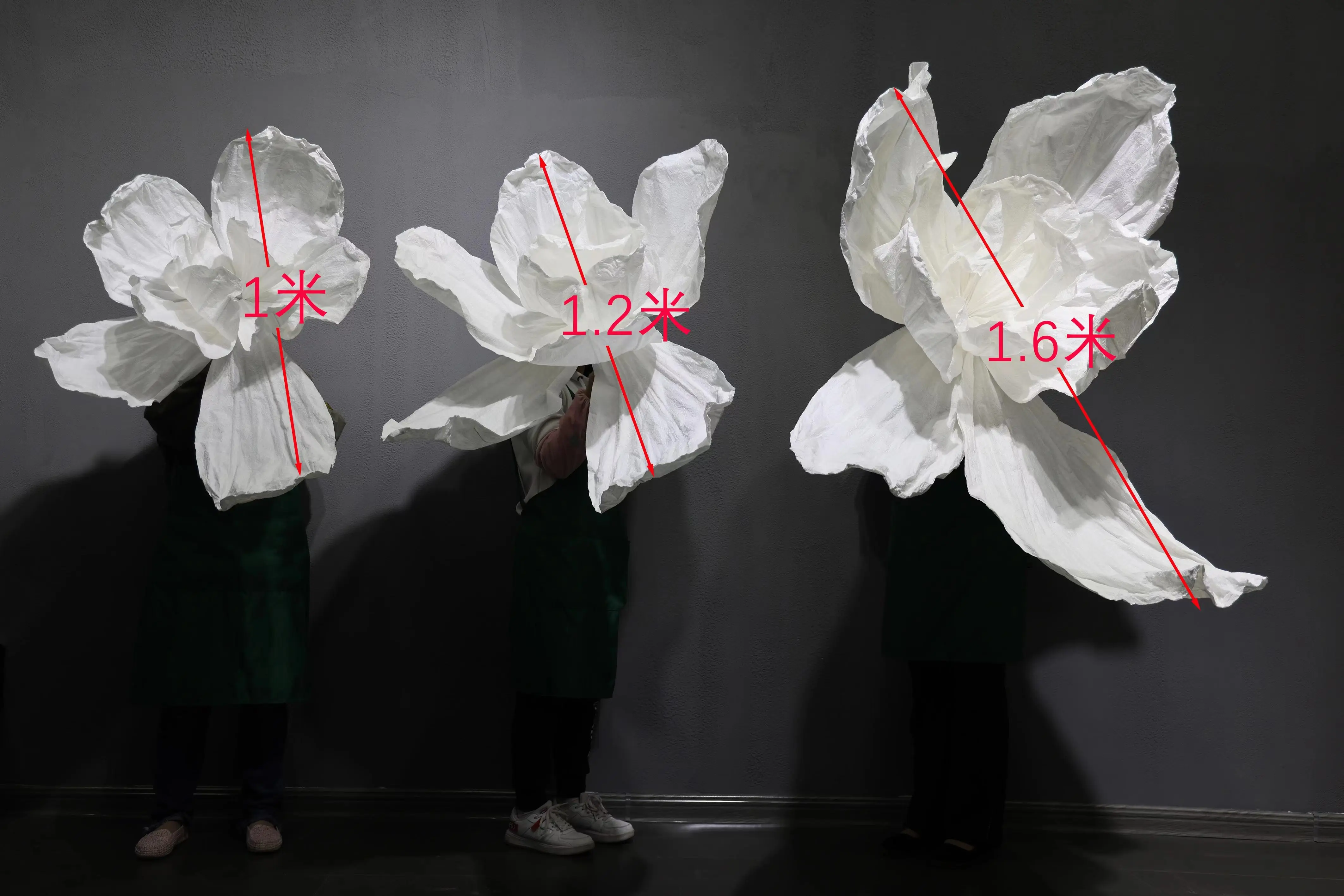 Artificial Giant Stand Flower Big Fold Pattern Flower Wedding Stage Background Decoration Birthday Party Backdrop Flowers