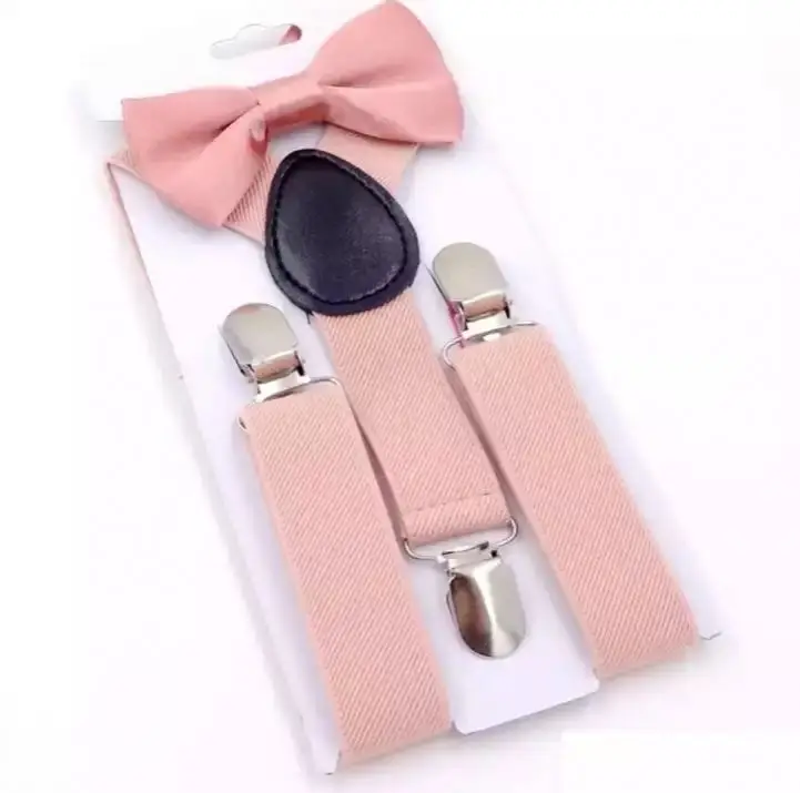 Child Adjustable Straps for Party Suit Skirt Accessories 1-10T Baby Braces Kids Elastic Leather Suspenders