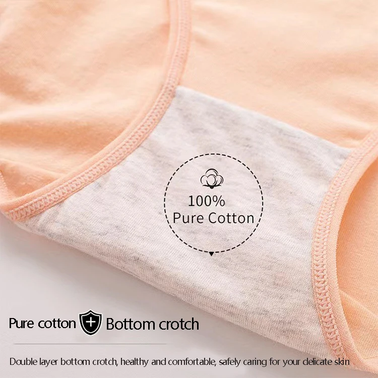 High Waist Underwear Full Coverage Soft Comfortable Briefs Panties Women's Underwear, Cotton Sexy for Women Adults Support /
