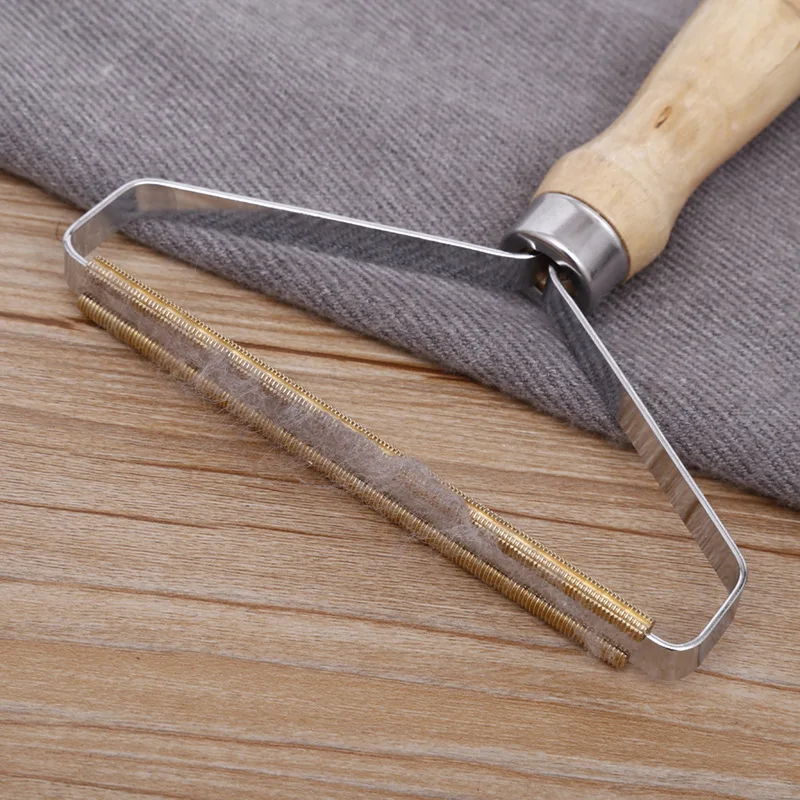 Hot Selling Wooden Metal Clothing Shaver Shave Wool Implement Portable Lint Remover