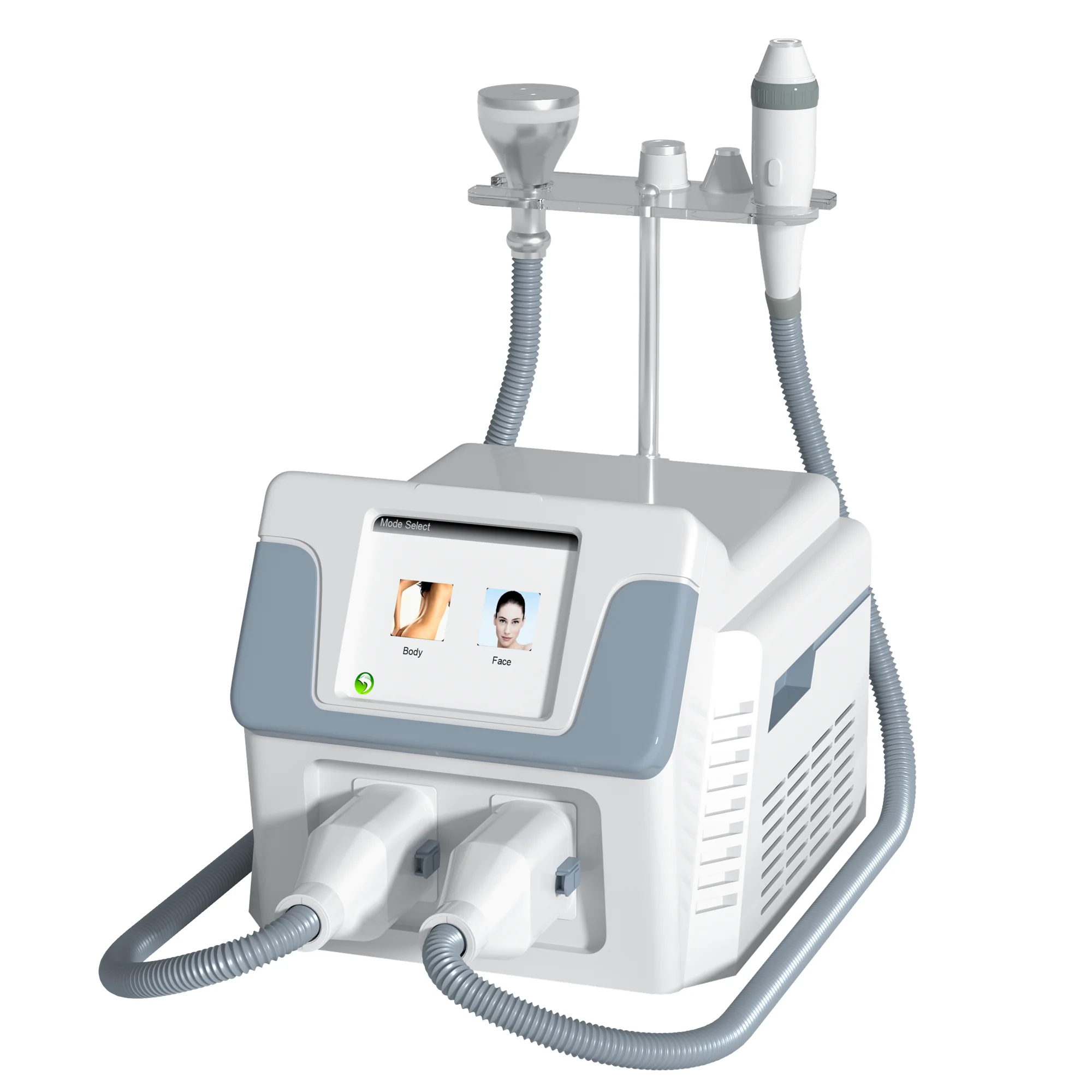 3 in 1 cryo radio frecuencia  RF 2 handles  fat burning facial and body Cryofrequency beauty machine