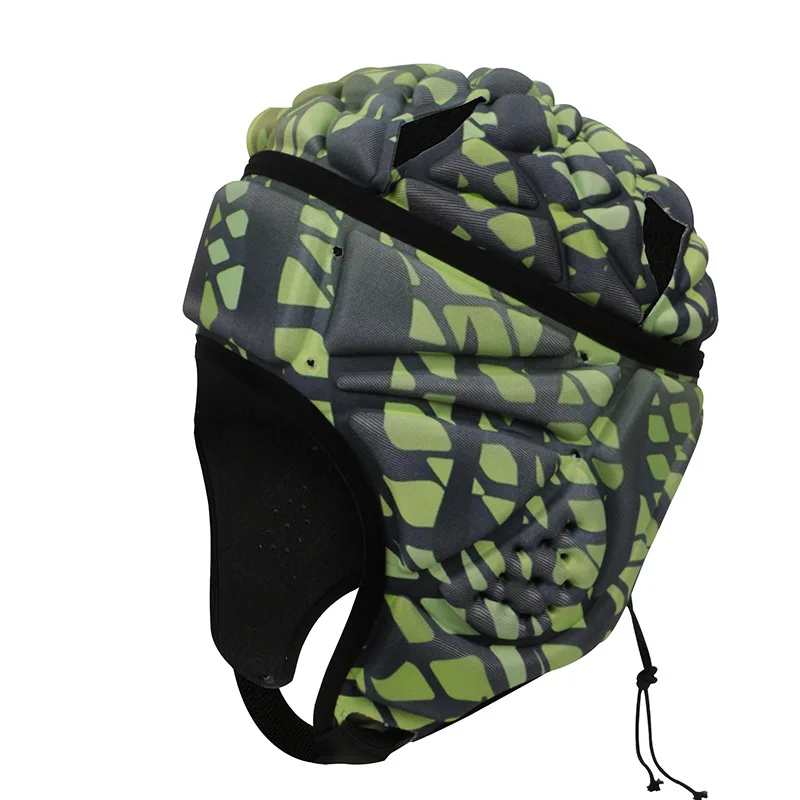 Adult Large Air Rugby Football Helmet ABS Scrum Soft Adjustable Safety Protective Cycling Baseball Boxing Summer Winter