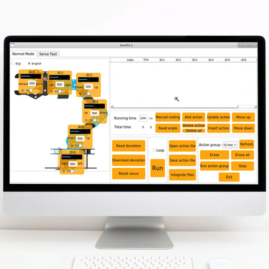 Factory Outlet Desktop Robot ArmPi FPV Manipulator Arm with HD Camera AI Vision Games  OpenCV Learning