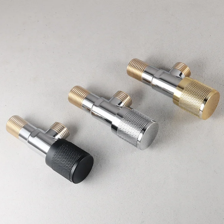 Hot sell new design wholesale brass cartridge triangle valve wash basin angle valve for toilet
