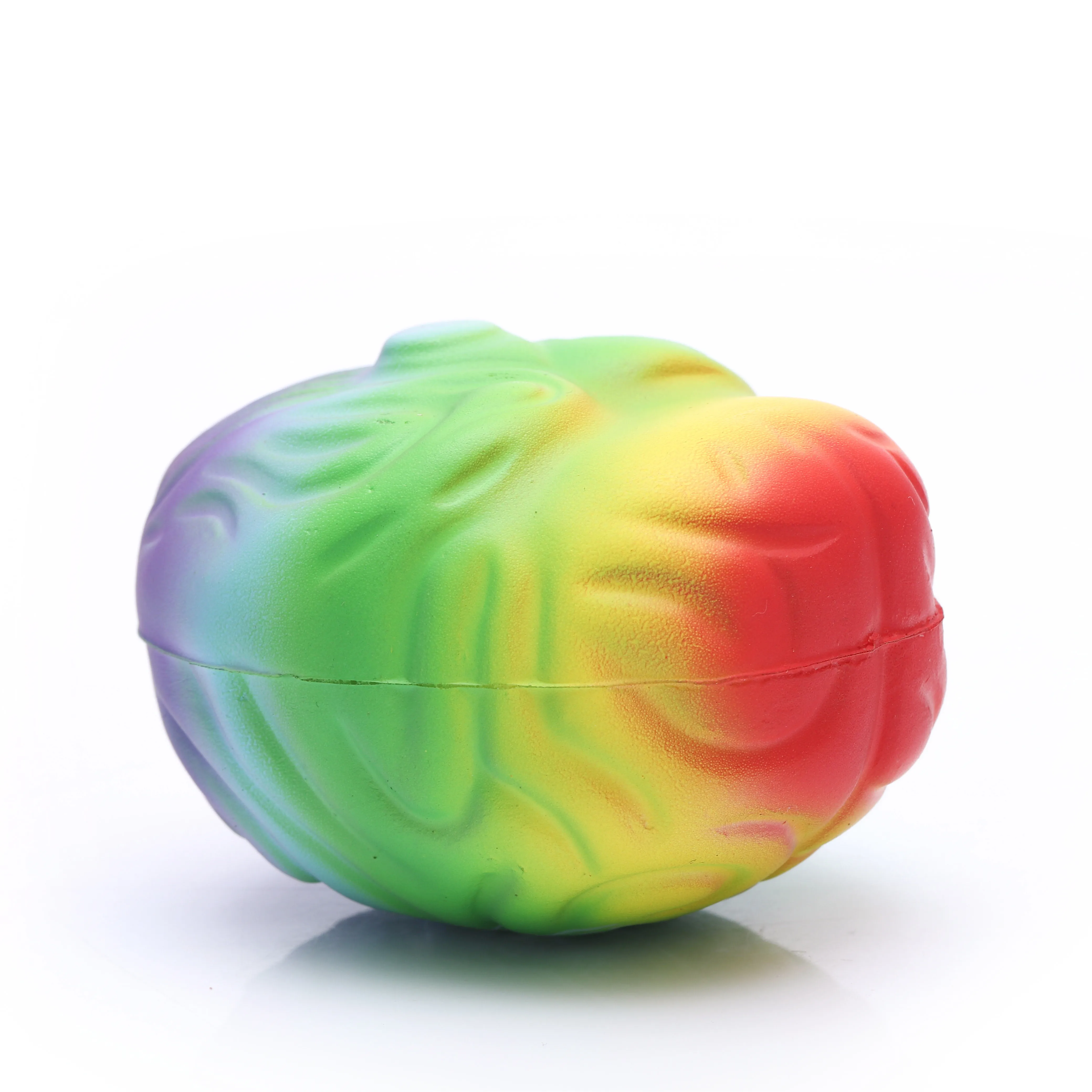 rainbow brain stressball colorful brain foam ball