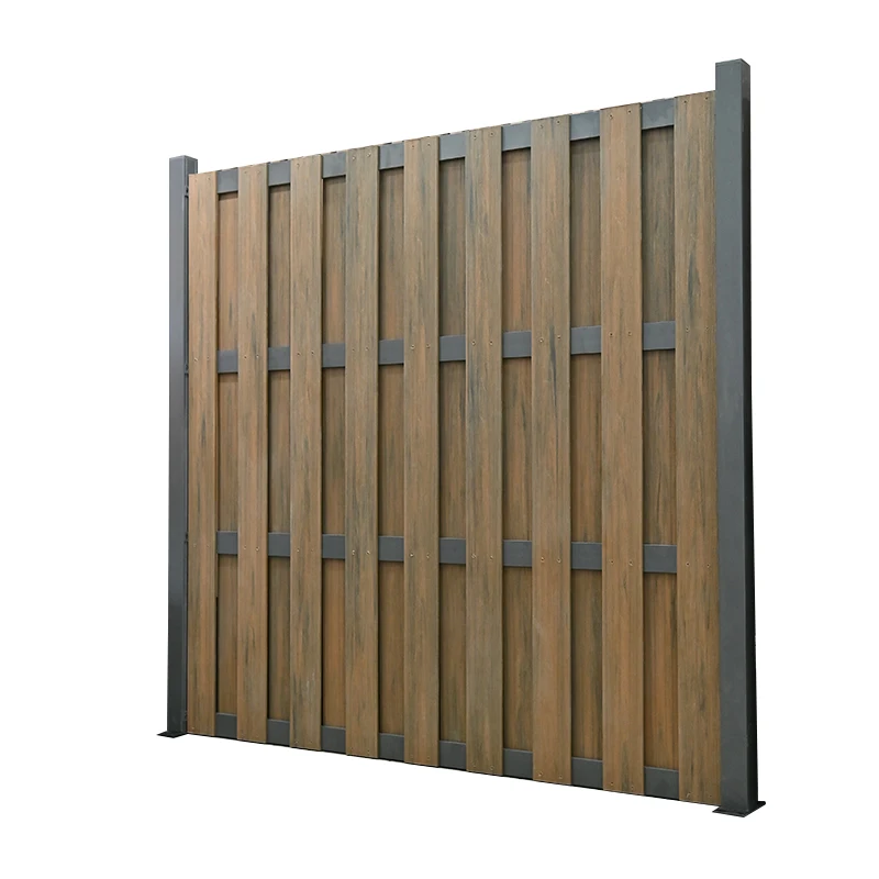 Cheap Price Waterproof Co-extrusion WPC Fence Garden For House/outdoor Garden Fence With Good Quality