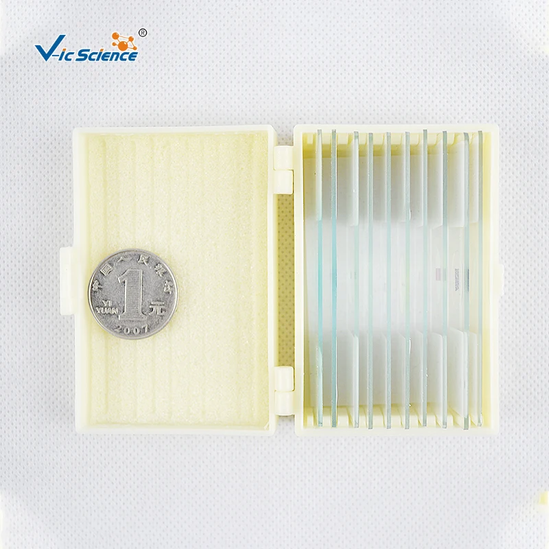 Factory produce microscope slides prepared slides in histology subject series teaching prepared slides 12 pcs set