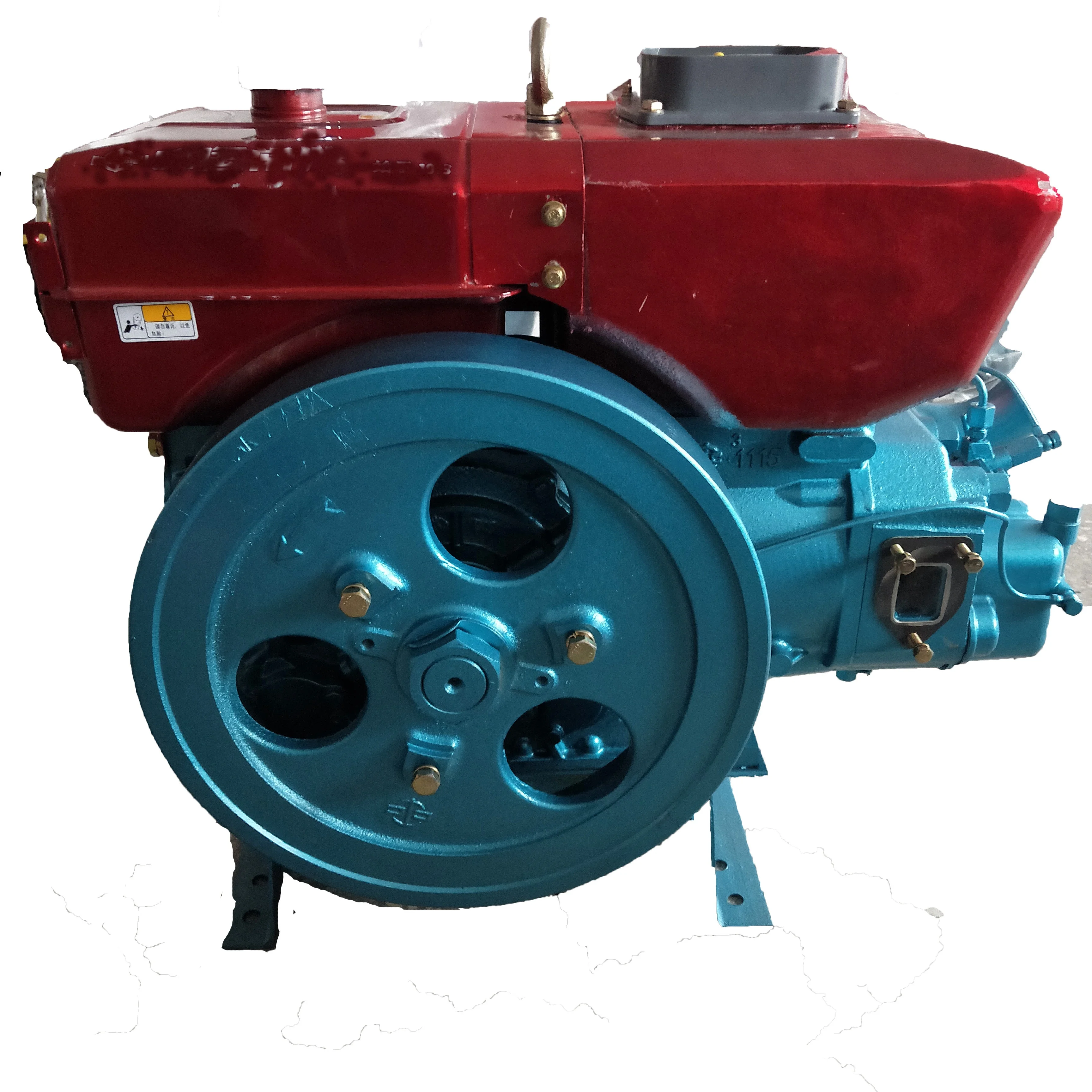 
Water cooling single cylinder electric manual type 16HP diesel engine 