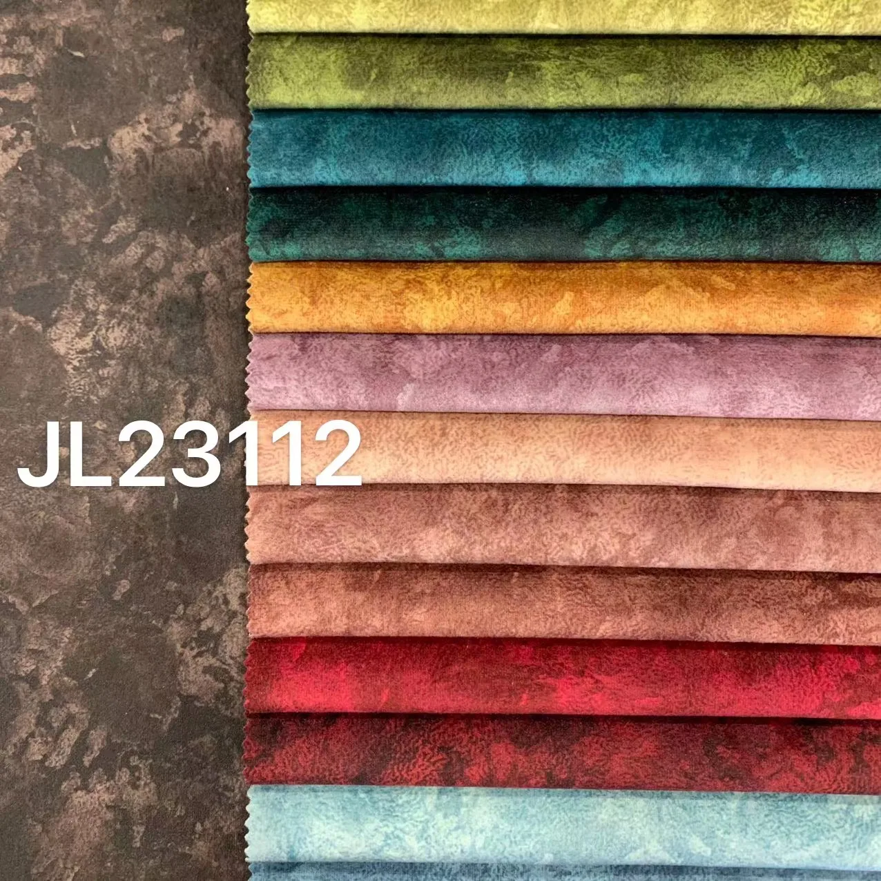 JL23112- BELLA9001 BELLA9004 BELLA9005 sofa cloth materials office furniture upholstery fabric and thick stretch suede fabrics
