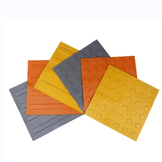 PVC corrosion-resistant blind path board ensures pedestrian safety through tactile warning
