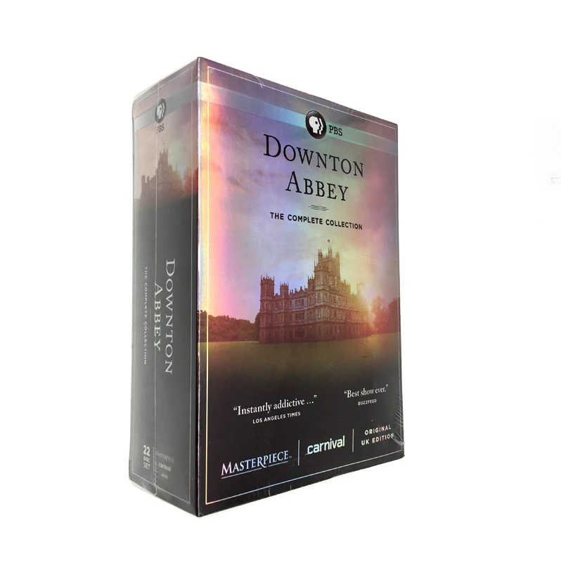 PBS Downton Abbey: The Complete Collection 22discs dvd box sets region 1 region 2 dvd factory supply fast shipping DHL UPS