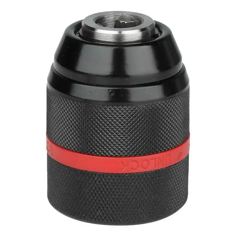 Keyless Hand Drill Chuck 1/2-20UNF Mount 2~13mm Self-tighten Drill Chuck for Multiple Purposes Step