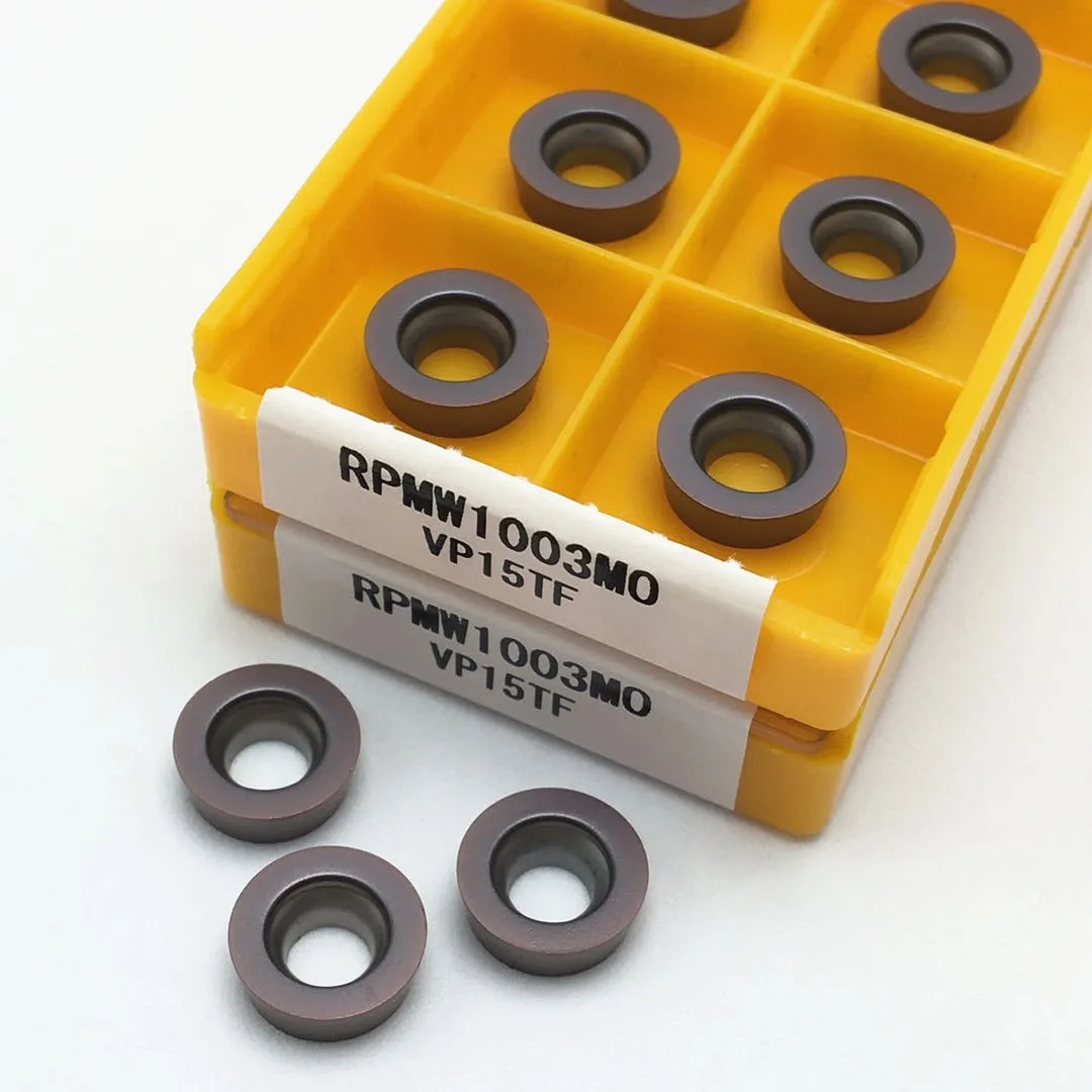Tungsten Carbide Tool RPMT10T3MO E JS VP15TF Internal Turning R5 Metal Turning Tools CNC Cutting Tool RPMT 10T3 Carbide Insert