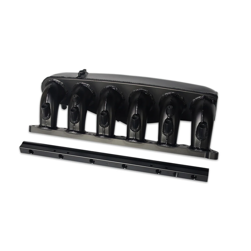 335i N54 B30 N54 Port Injection Intake Manifold Front Facing with Fuel Rail Set for BMW