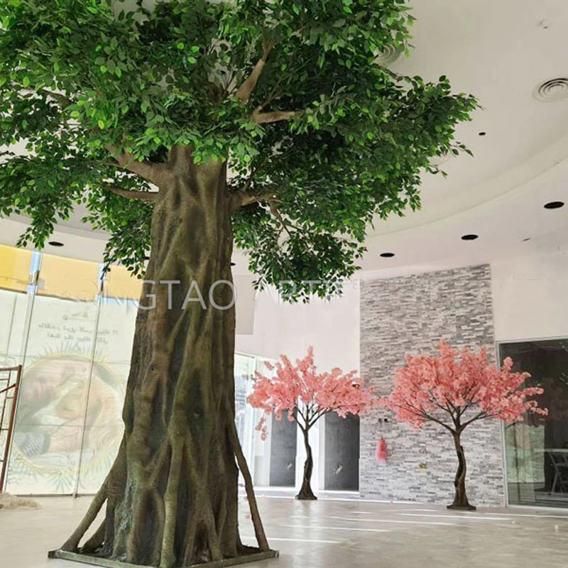 Realistic Japanese Large Olive Tree Bark Artificial Decorative Trunk Roots for