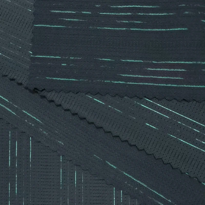 Knits Stretch 85%Nylon 3%Polyester 12%Spandex Fabric Soft Breathable Weft Mesh Fabric for Athletic Mesh Apparel