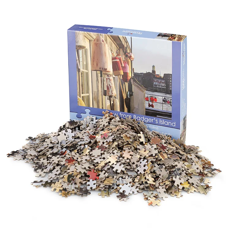 Custom Puzzles Paper Cardboard Photo Picture 1000 Pieces Jigsaw Puzzle Game Adult Puzzle Toy