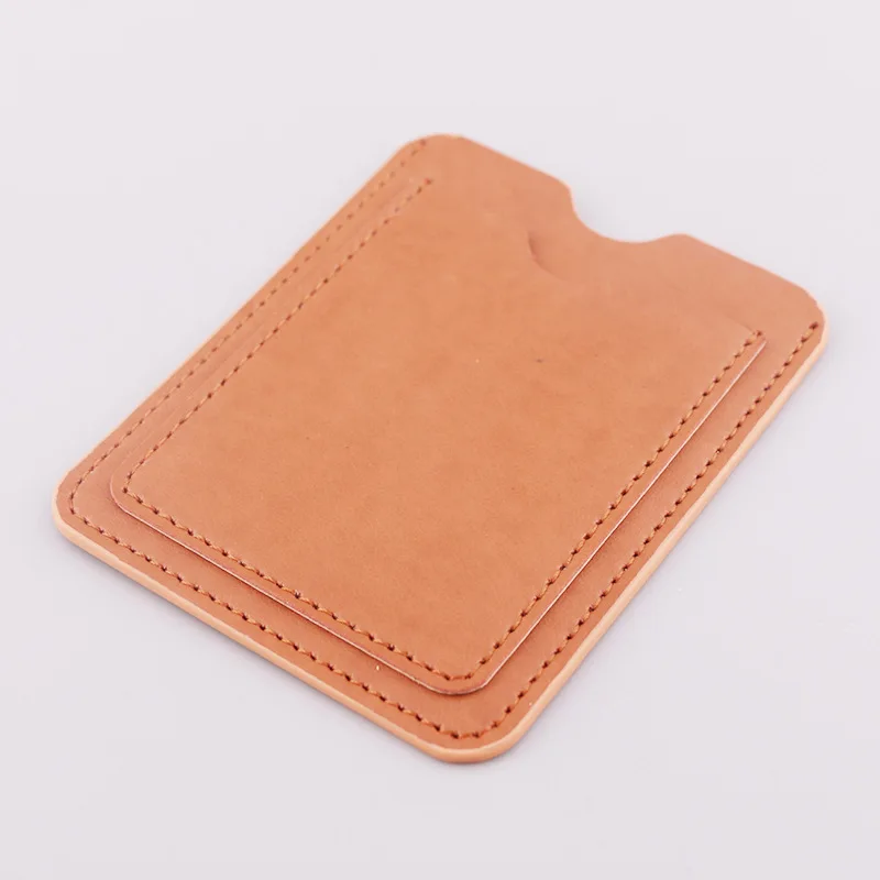 High Quality Leather Certificate Card Cover Anti-Degaussing Rfid Blocking Id Credit Card Sleeve Card Holder Cover