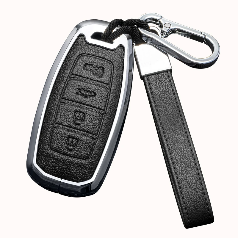 Zinc Alloy Metal Car Key Fob Case Cover For HYUNDAI Tucson Elantra LX35 Sonata
