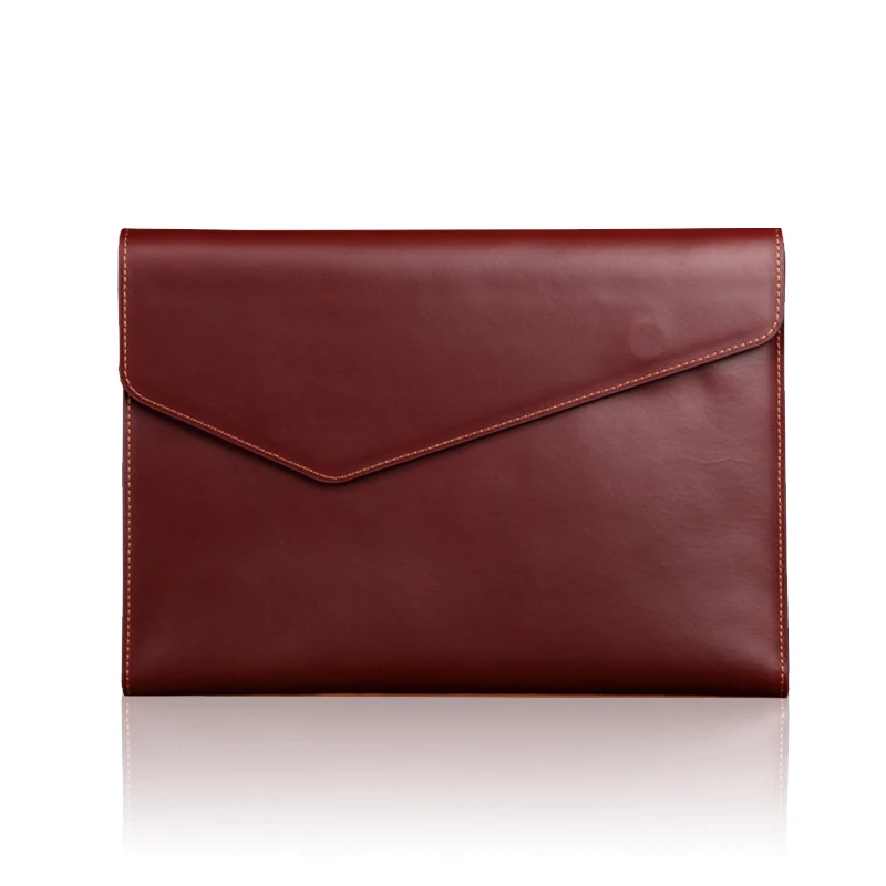 New fashion laptop case genuine leather computer bag slim leather laptop sleeve cover case