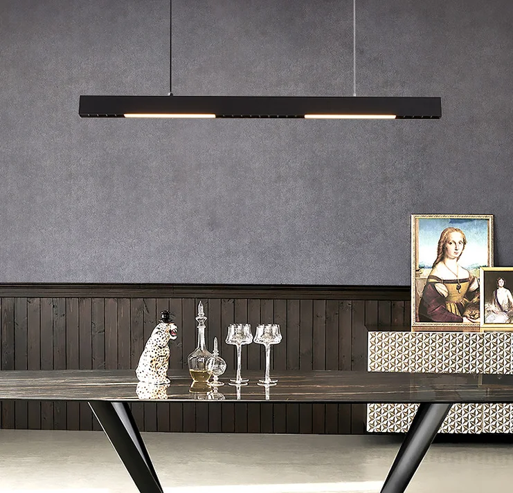 Индивидуальное офисное освещение 1 м 2 3 линейные светодиодные светильники для классных классов торгового центра образования школы