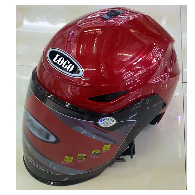 Custom Helmets Retro Black German Face Motorbike Chopper Cruiser Biker S-xxl Casque Moto Half Motorcycle Helmet