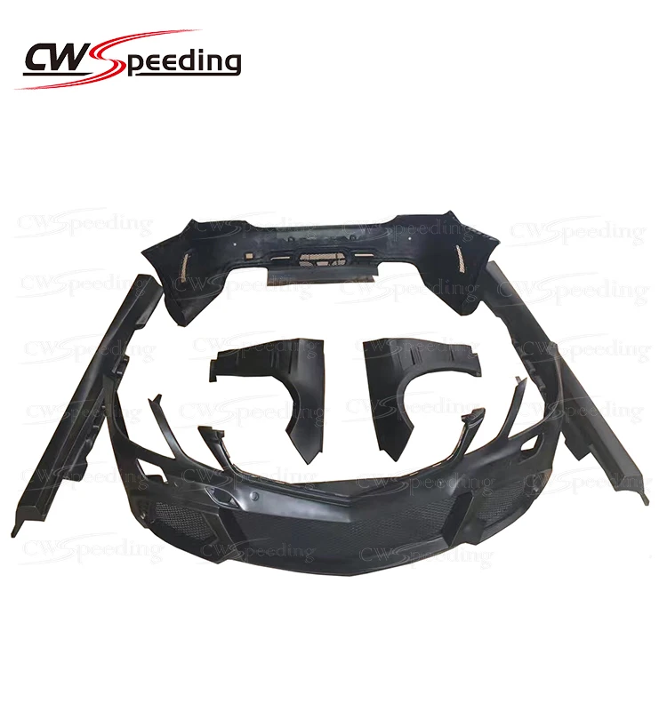 WA STYLE FIBER GLASS WIDE BODY KIT FOR 2003-2009 MERCEDES BENZ E-CLASS W207 COUPE