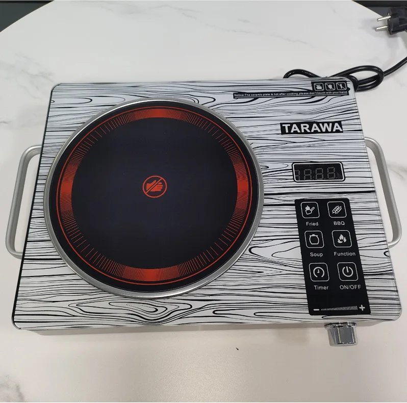 Hot sale kitchen appliances 3500W ceramic cooker single burner touch button panel induction cooker