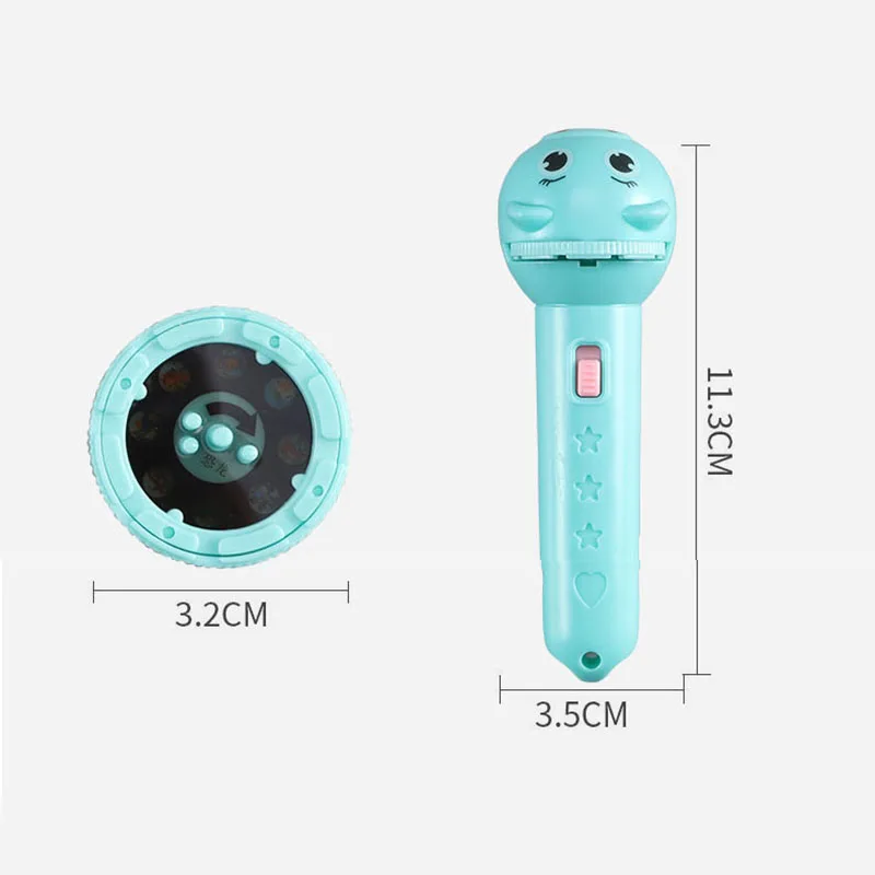 Baby Sleeping Book Flashlight Projector Torch Lamp Toy Early Education Toy for Kid Holiday Birthday Xmas Gift Light Up Toy