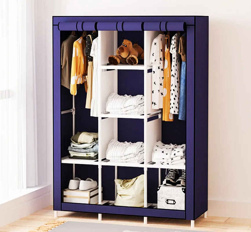 Hot Selling Non-woven Clothes Storage Cabinet Portable Wardrobe Closet Clothes Organizer