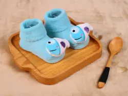 3D Cute animal custom cotton Infant  baby toddler socks 0-12Month anti-slip baby animal dolls baby  breathe soft cotton socks