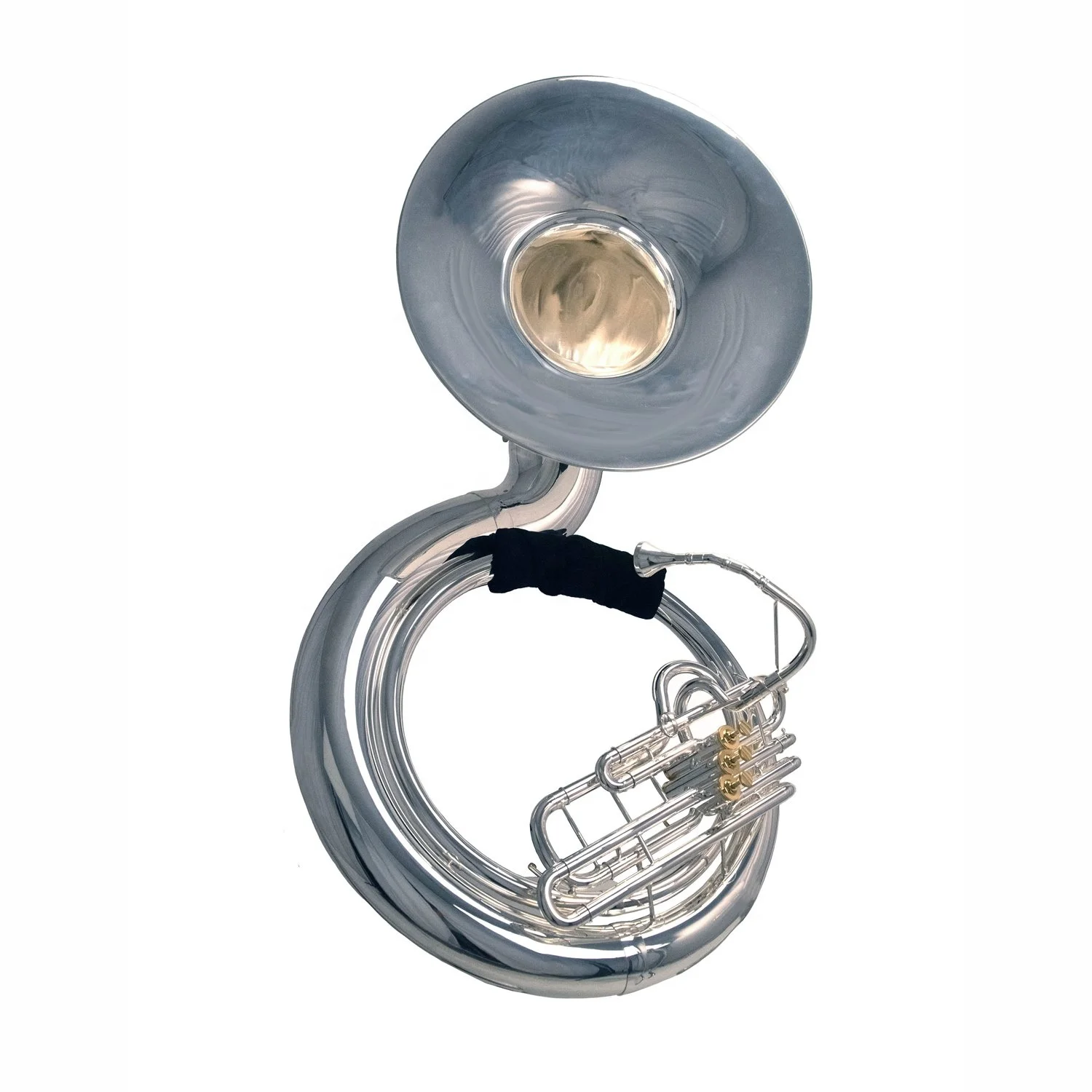 Профессиональный 3-х вентильные серебро sousaphone ключ